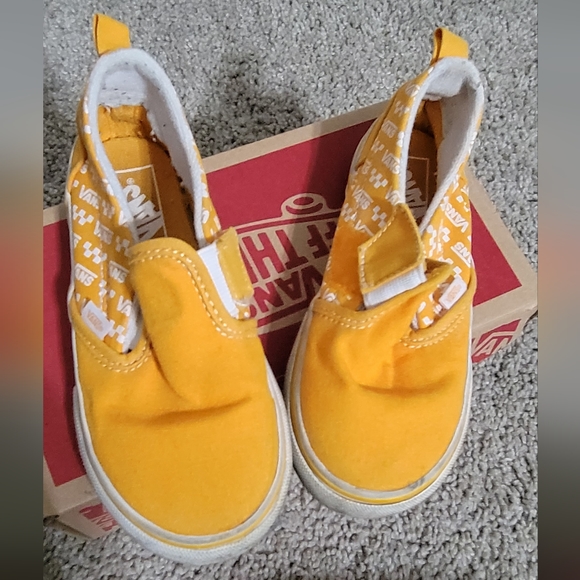Vans Classic Slip Yellow/White Unisex - Picture 1 of 5